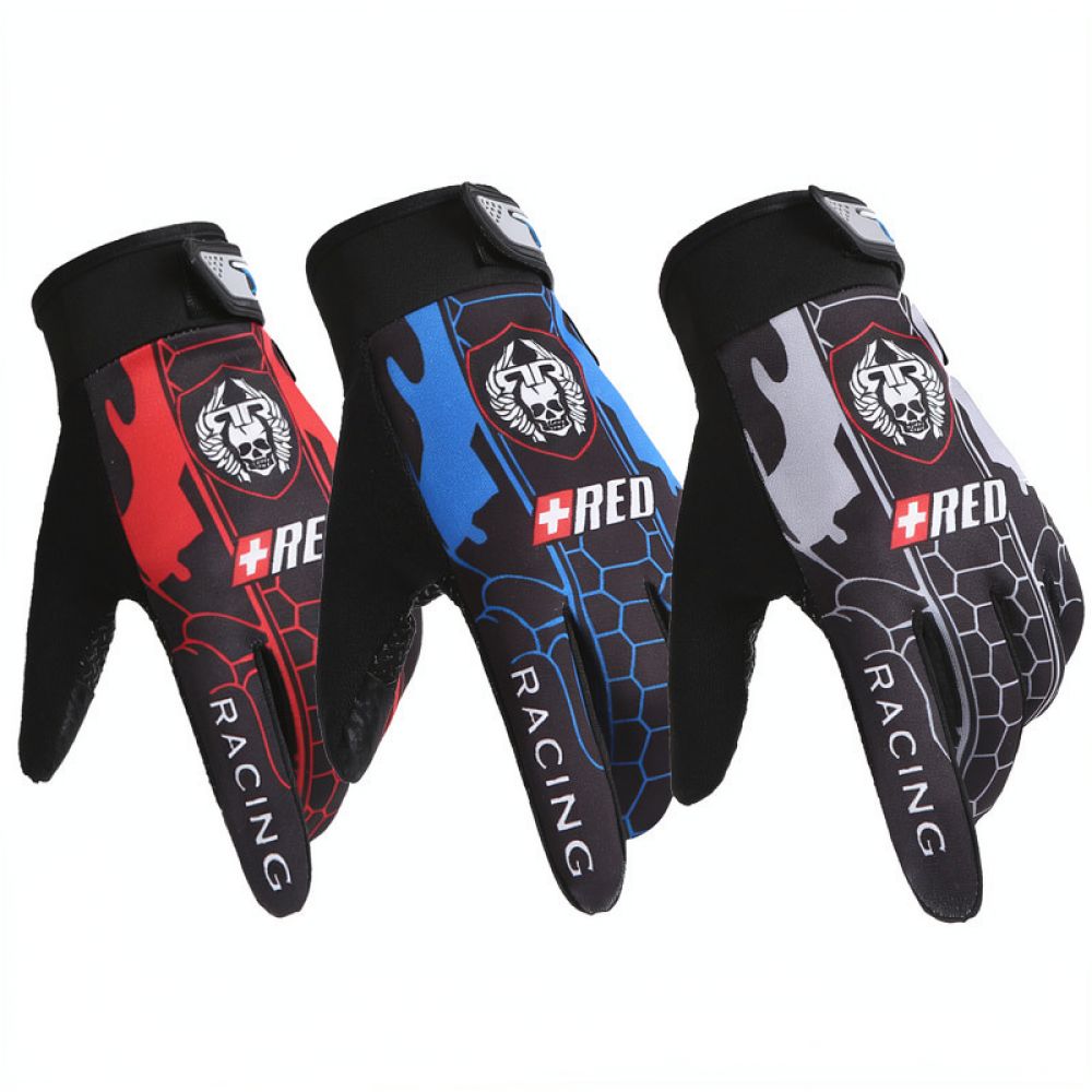 Cycling Gear And Equipment - ถุงมือปั่นจักรยานแบบยูนิเซ็กซ์ รองรับการสัมผัสหน้าจอ ป้องกันการลื่น ระบายอากาศได้ดี อุปกรณ์กีฬากลางแจ้ง สำหรับปั่นจักรยาน