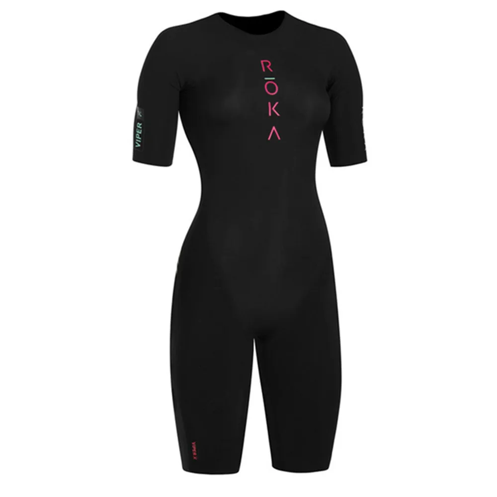 Cycling Gear Jersey - Roka ชุดว่ายน้ำแขนสั้นสำหรับผู้หญิง, เสื้อไตรกีฬาเสื้อนักปั่นจักรยานเสือภูเขาเสื้อทีมโปรชุดนักปั่นจักรยานวิ่งอุปกรณ์การแข่งความเร็ว
