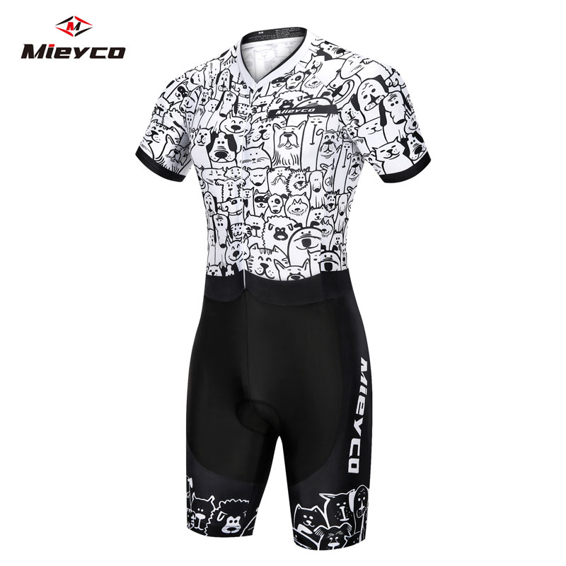 ชุดไตรแอธลีตแขนสั้นสำหรับผู้ชา - Cycling Gear Jersey บทวิจารณ์และราคา
