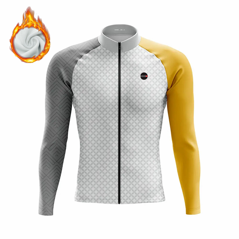 ฤดูหนาวขี่จักรยานผู้ชายแขนยาว  - Cycling Gear Brands บทวิจารณ์และราคา